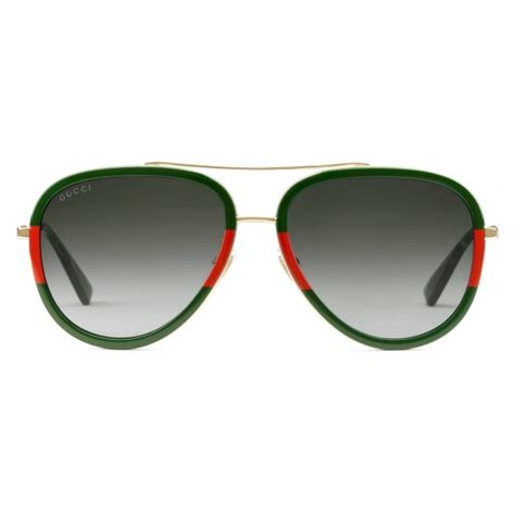 gucci web aviator sunglasses|Gucci aviator sunglasses shades.